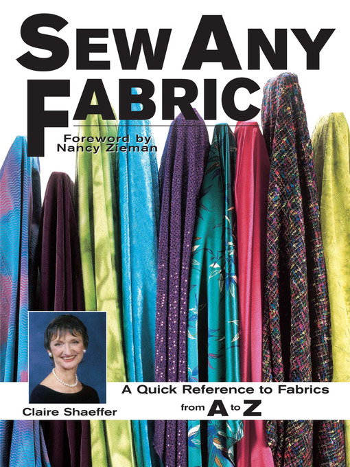 Title details for Sew Any Fabric by Claire Shaeffer - Available